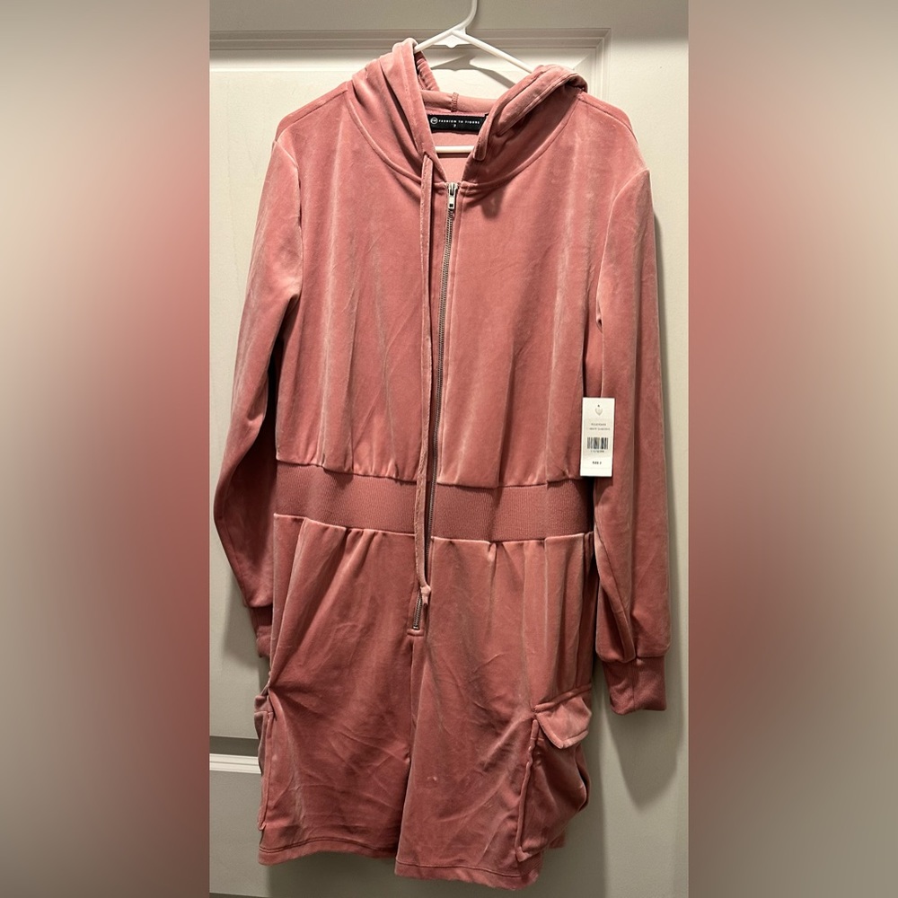 Size 18 romper with hoodie